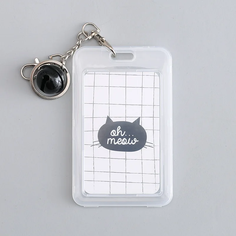 

Work ID Card Holder Case Cartoon Cute Kids Bus Card Bank Card Protection Cover Bag Box Nurse Accessories