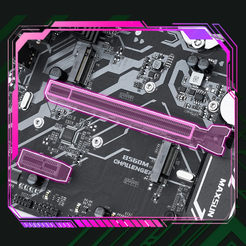Комплект материнской платы MAXSUN Challenger B660 Intel i3 12100F LGA1700 [новый но без охладителя]