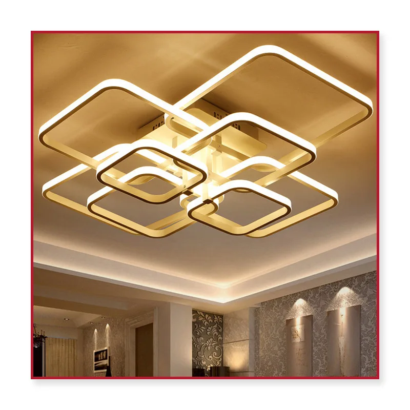 

Simple living room lamp, modern led ceiling lamp, flower shaped household art, master bedroom lamp, dining room lamp decoration