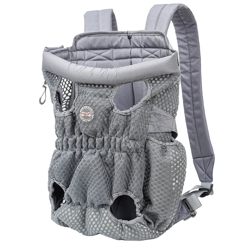 

New pet out backpack dogs shoulders package before the bosom multicolor breathable mesh cloth, comfortable dog bags, cat bags