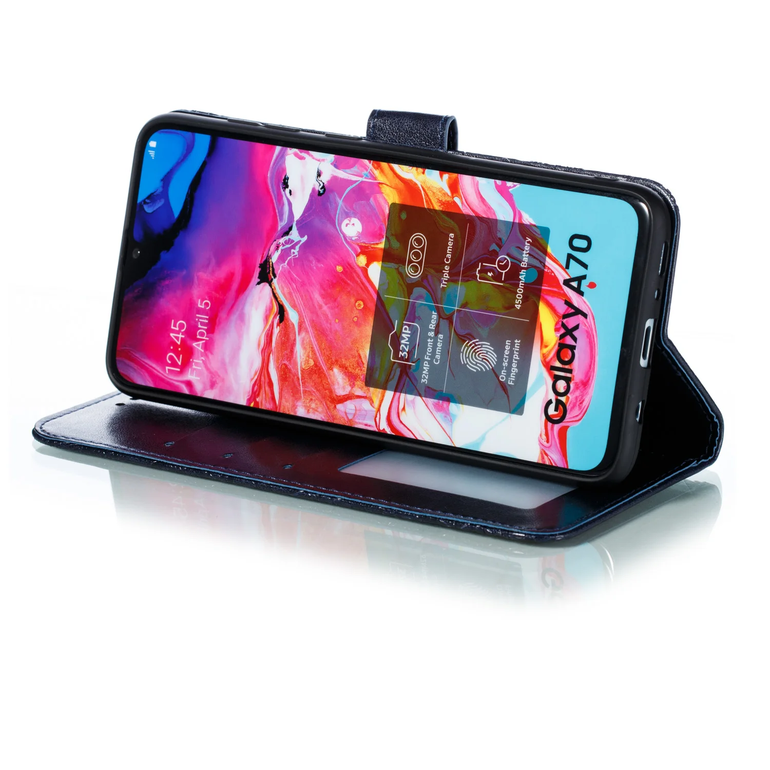 Кожаный чехол-бумажник в стиле ретро чехол-книжка для Samsung Galaxy A10 A20 A20E A71 A40 A50 A60 A70 S9