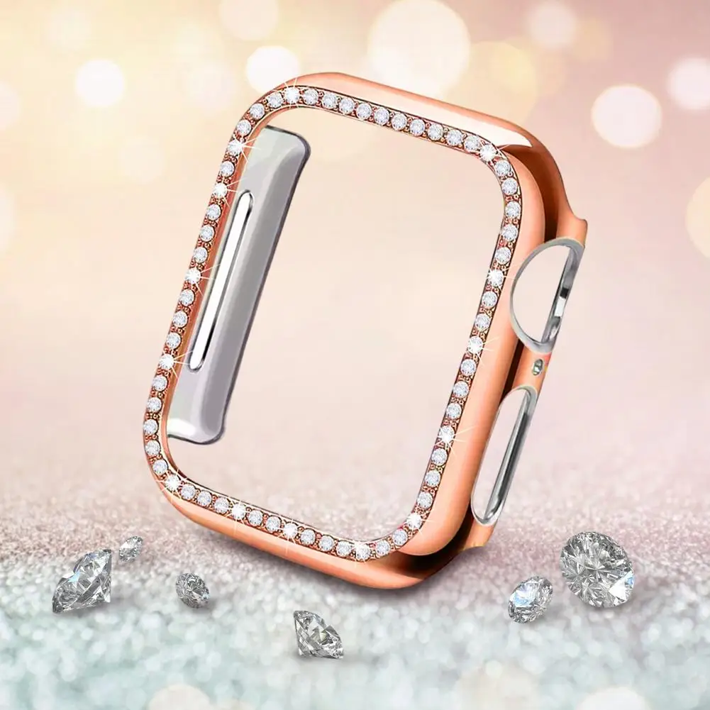 

Diamond Bumper Protective Case Protective Case for iWatch Protective Case for 4 for 5 for SE For Iwatch 40mm Smart Accessories