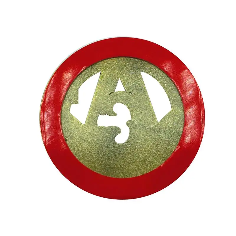 Значки-наклейки с золотым компасом и квадратными картинками 3 дюйма | Дом сад