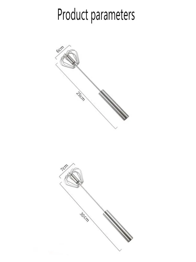 Kitchen Egg Beater Household Mini Semi-automatic Manual Hand-held Cream Whipping Tool 304 Food Grade Stainless Steel | Дом и сад