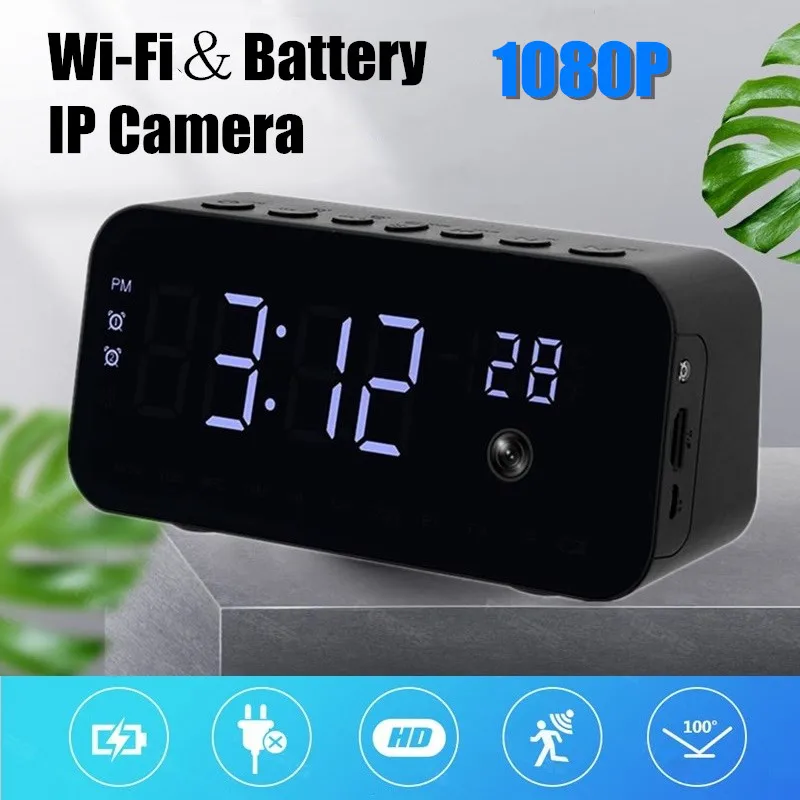 Тайная камера HD 1080P с Wi-Fi микро-камерой и функцией ночного видеонаблюдения |