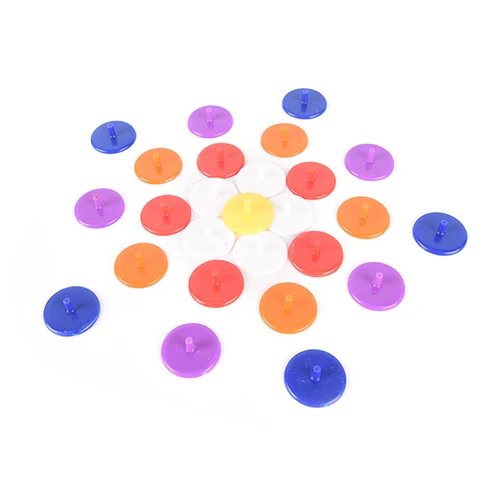 50Pcs New Golf Mark Random Color Plastic Position Markers Assorted Diameter Ball Maker Base Accessories 24mm |