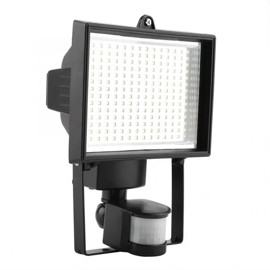 Уличный 196 светодиодный s датчик движения на солнечной энергии настенный