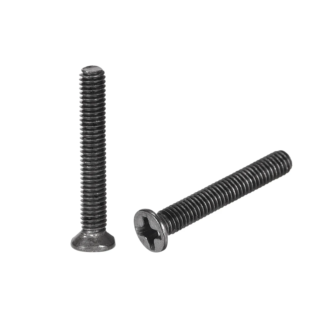 

Uxcell 50 шт. Phillips винты с плоской головкой машинные винты из углеродистой стали черный для домашнего офиса чехол для компьютера оборудование д...