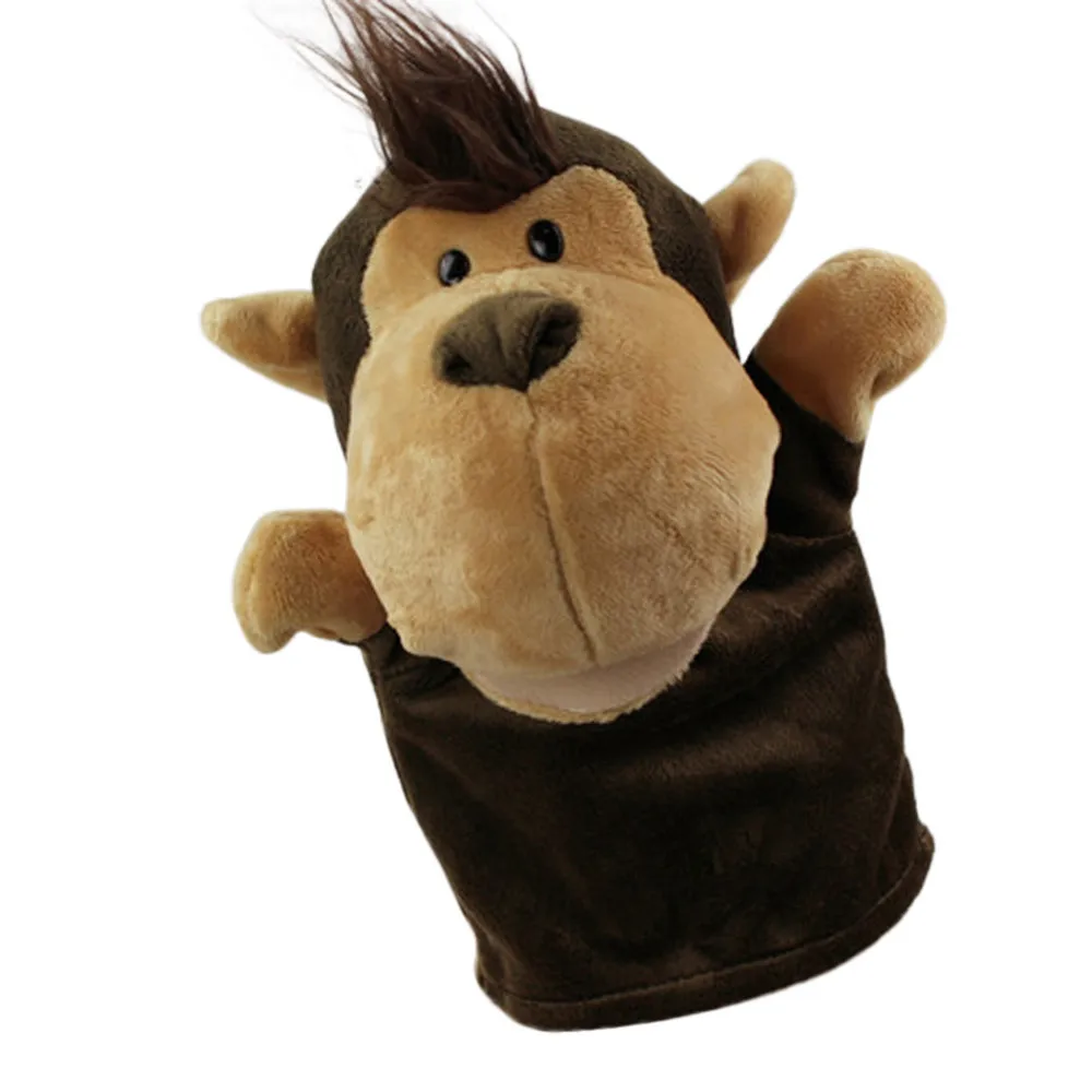 Cute Cartoon Animal Doll Parent-child Interactive Telling Story Kids Glove Hand Puppet Soft Plush Toys #B | Игрушки и хобби