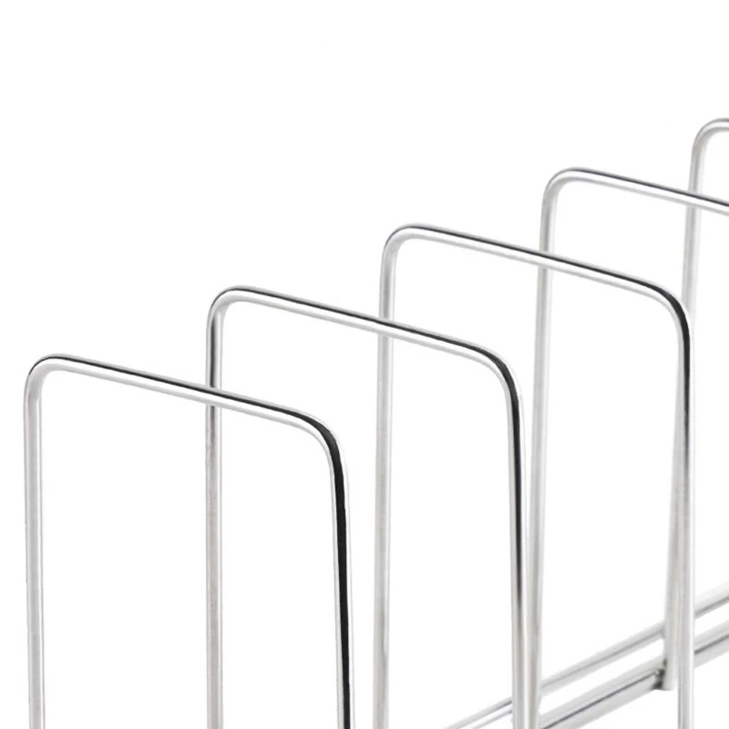 

Kitchen Organizer Stainless Steel Dish Bowl Rack Drying Shelf Utensil Cutlery Drainer Holder
