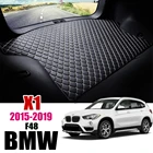 Кожаный коврик для багажника автомобиля, для BMW X1 F48 2015-2019, коврик для багажника X1 Liner Pad BMW SDrive 20i, ковер для багажника 2016 2017 2018