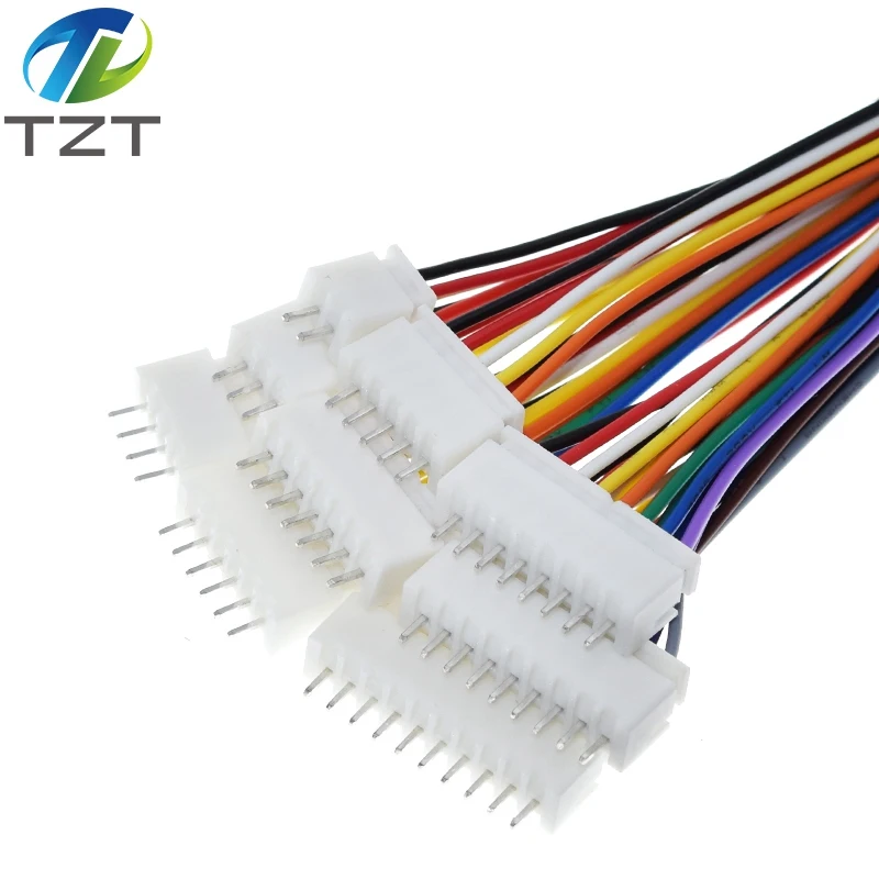 Коннектор для кабеля JST XH2.54 XH 2 54 мм Штекерный разъем 2/3/4/5/6/7/8/9/10 20 см длина провода