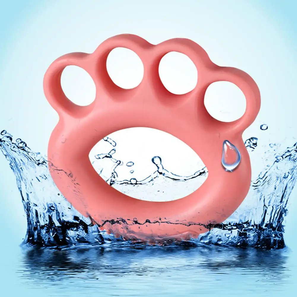 Pinza de mano de silicona blanda para ni&ntilde;os, juguete para apretar con forma de pata de perro Kawaii, antiestr&eacute;s, entrenador de fuerza para la mu&ntilde;eca, regalo para adultos-3