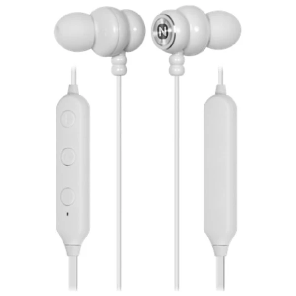 Вставные наушники Nobby Comfort S 100 NBC BH 42 72 BT 4.2 металл. белый|Наушники и гарнитуры| |