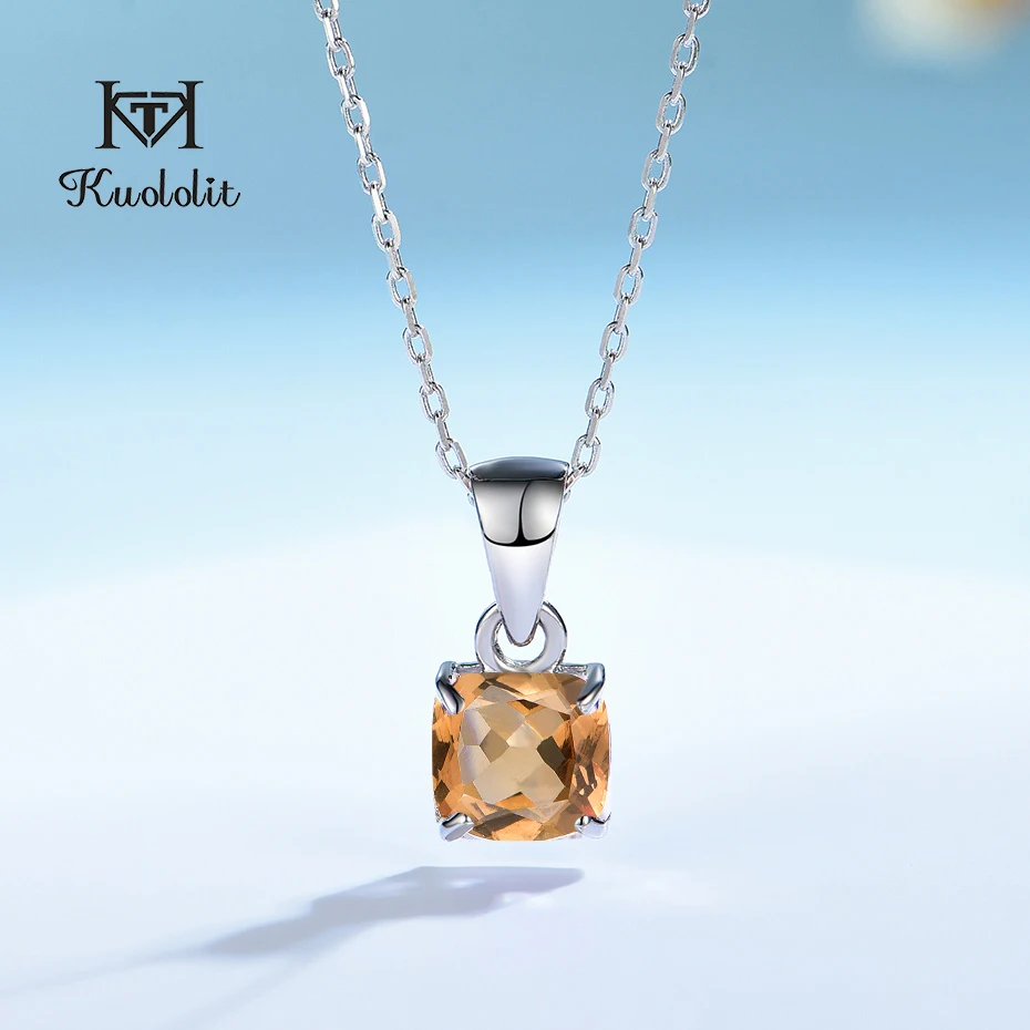 Куолит диаспор драгоценный камень кулон для женщин твердая 925 Серебряная Подушка