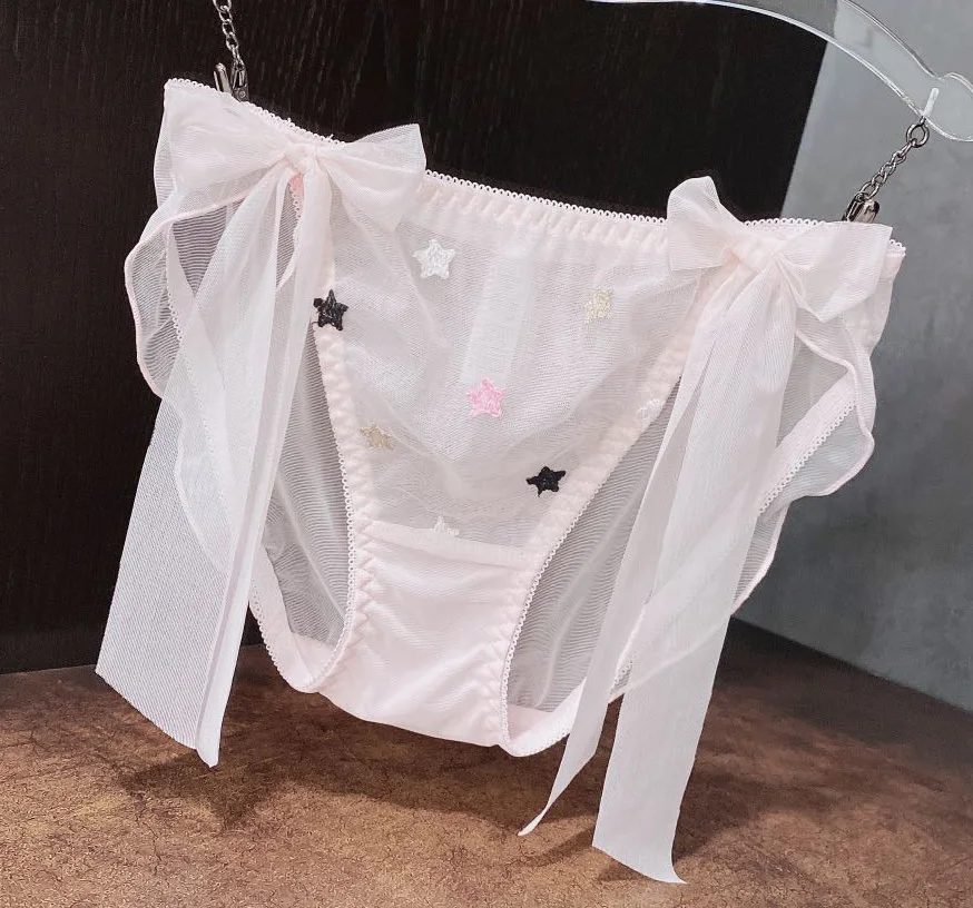 Новинка 2020 г. Бесплатная доставка милая Лолита Kawaii волшебные блестящие трусики