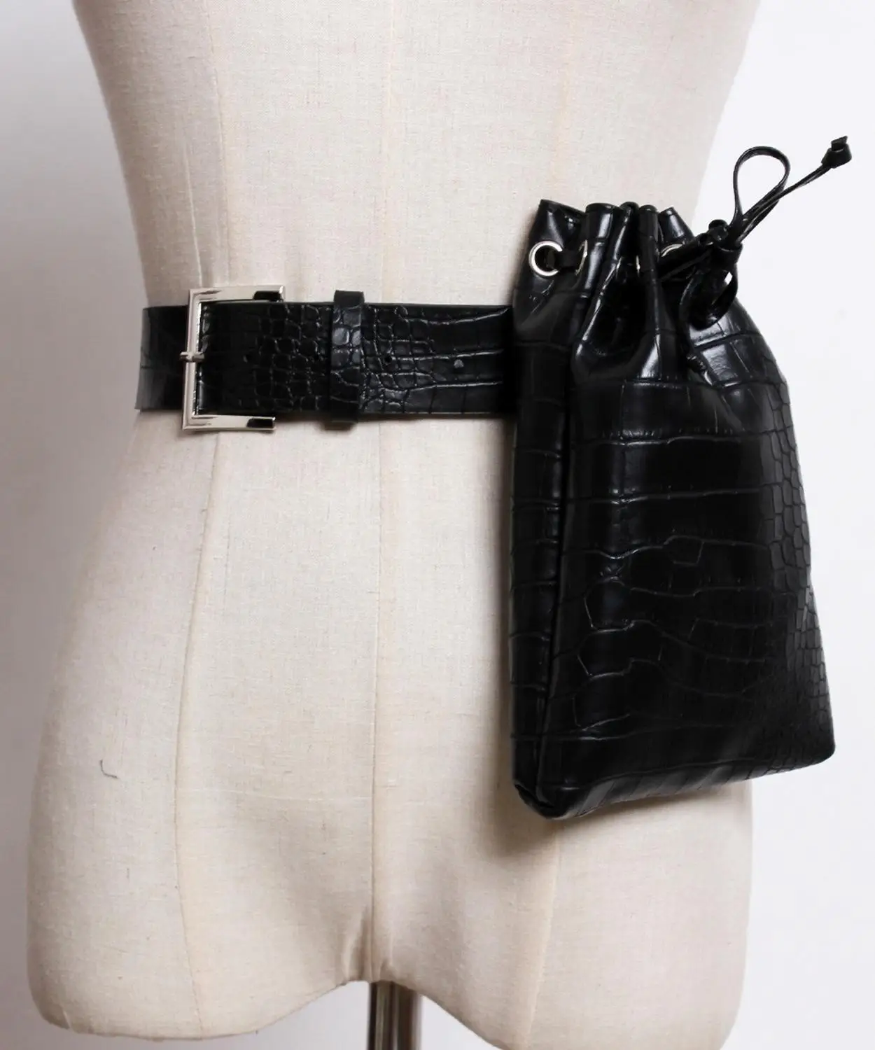 Женская поясная сумка из змеиной кожи модная змеиная кожа простая повседневная