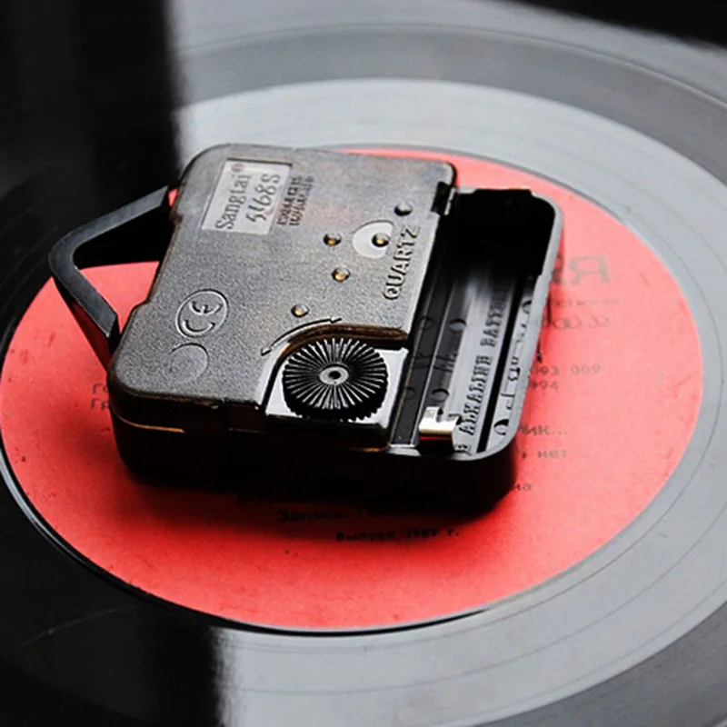 Кварцевые круглые винтажные настенные часы современный дизайн CD черные с