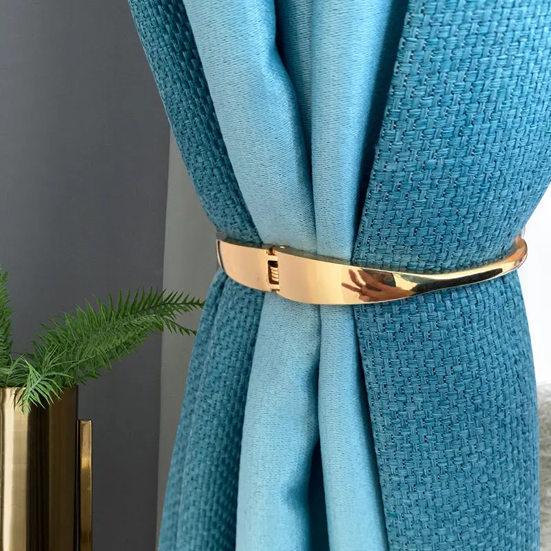 

1Pc Curtain Tieback High Quality Elastic Holder Hook Buckle Clip Pretty and Fashion Polyester Decorative Home Accessorie