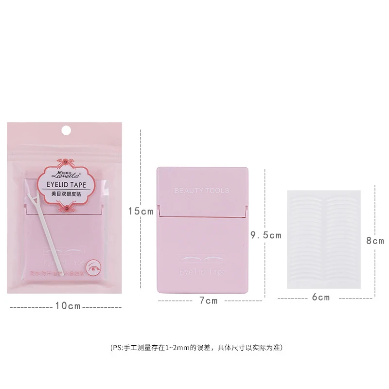 Высококачественные косметические инструменты 240 шт./лот 3D двухсторонняя