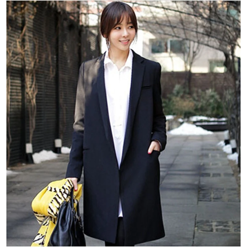 Все матч костюмы куртка Длинный блейзер Для женщин 2019 платье для девочек Сезон