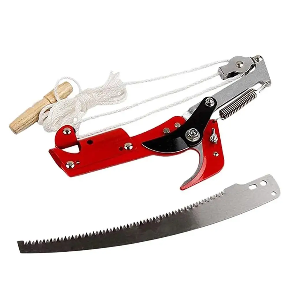 

Extension Lopper Branch Scissors with Saw Ropes Outdoor High-altitude Extendable Tree Pruning Saw Cutter Garden Trimmer Tool #W0