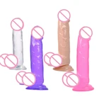 Здоровье и частные несколько Размеры поддельный пенис Дешевые интимные игрушки для женщин Анальная пробка секс ремешок для игрушки на присоске большой реалистичный фаллоимитатор