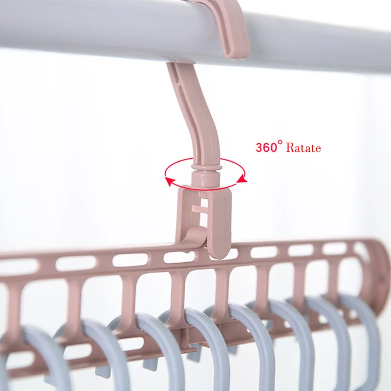 Волшебная многопортовая вешалка для одежды многофункциональная пластиковая