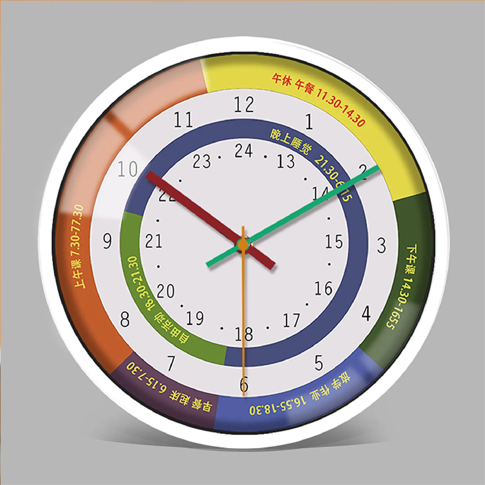 Креативные настенные часы для детей бесшумные кухонные с мультипликационным