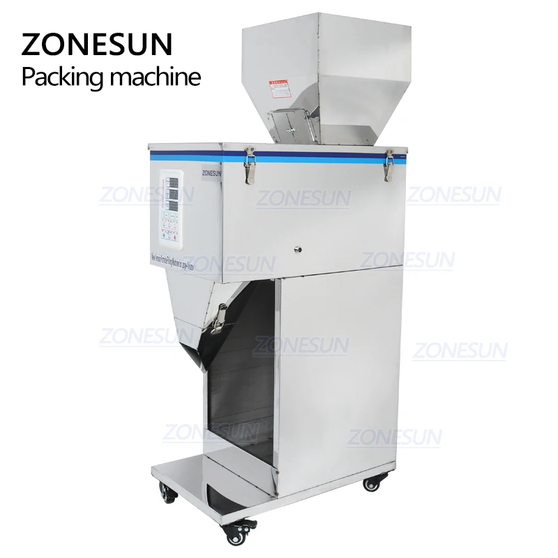 ZONESUN пищевой стеллаж машина для расфасовки сыпучих веществ порошок зерна риса