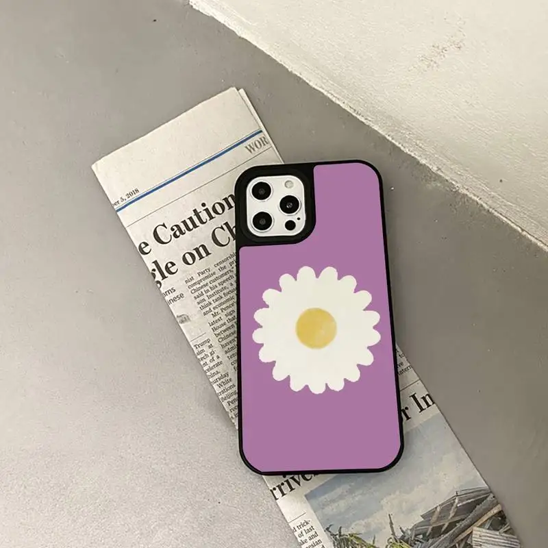 

Daisy Flower Phone PC&TPU Case for SAMSUNG6 7 8 9 10 20 note5 7 9 10 20 Cover Fundas Coque