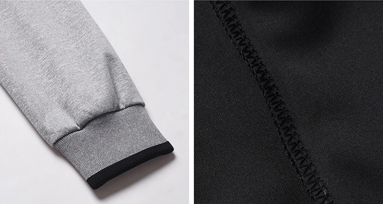 

Tracksuits Men Casual Sportswear Set 2 Piece Suit Jacket + Pants Patchwork Clothing Asian Size L-4XL Male New Spring Autumn Suit