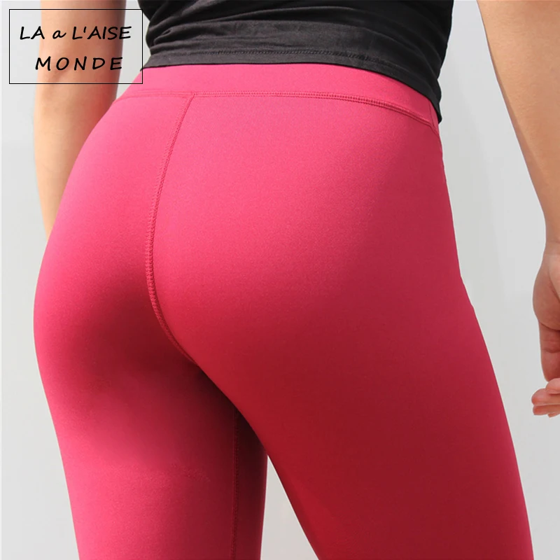 Спортивные Леггинсы с высокой талией женские эластичные леггинсы для фитнеса