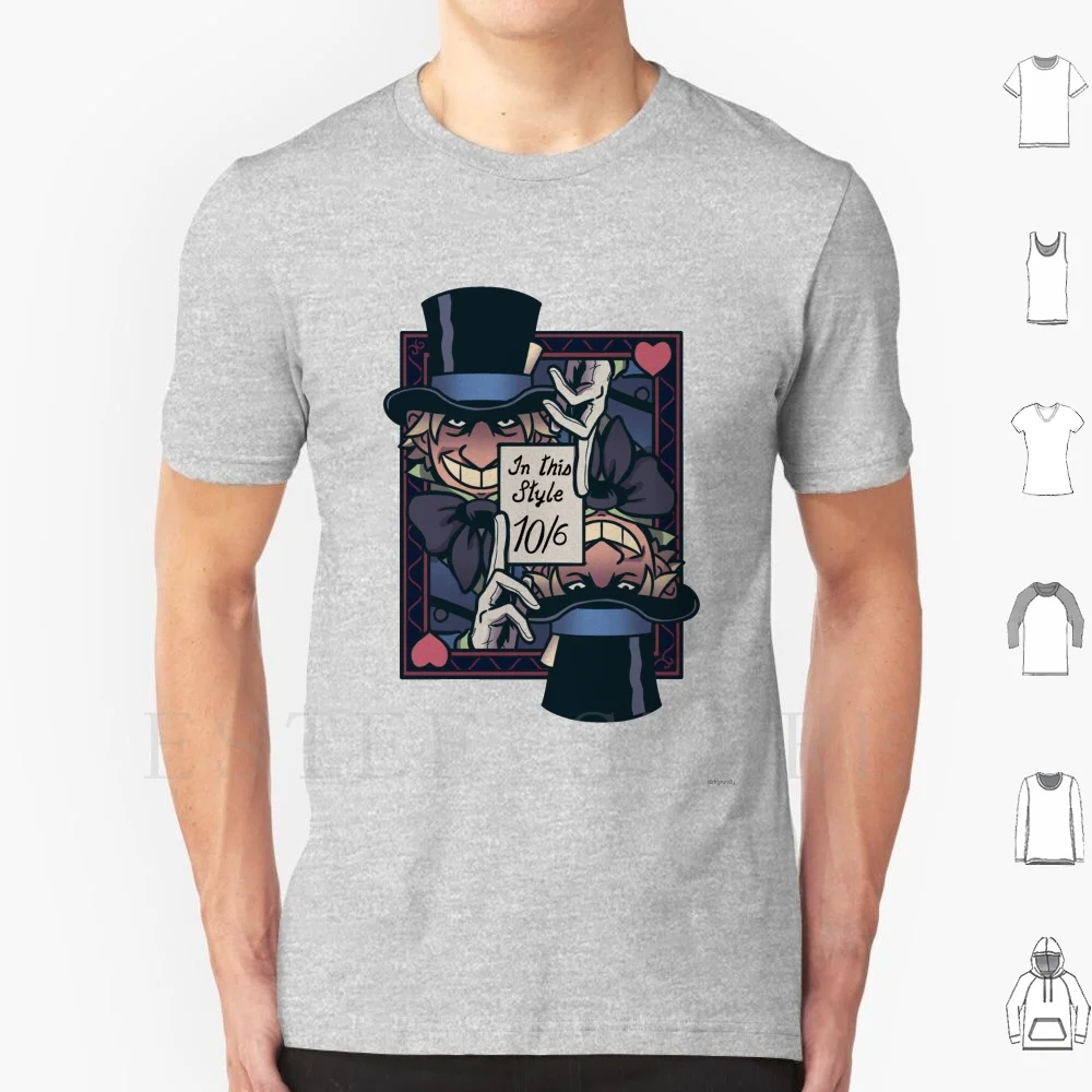 

Не будет ли вы футболка Diy большого размера 100% хлопок Alice In Alice Btas Jervis Tetch