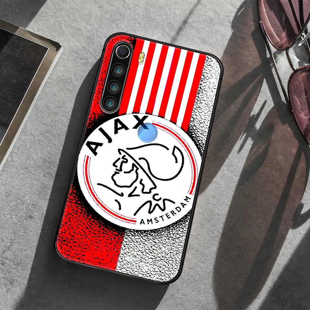 

football Ajax Team Phone Case Cover Hull For XIAOMI Redmi 7 7a 8 8a 9 10X NOTE 6 7 7s 8 8t 9 9s Pro Max black Coque Tpu Back