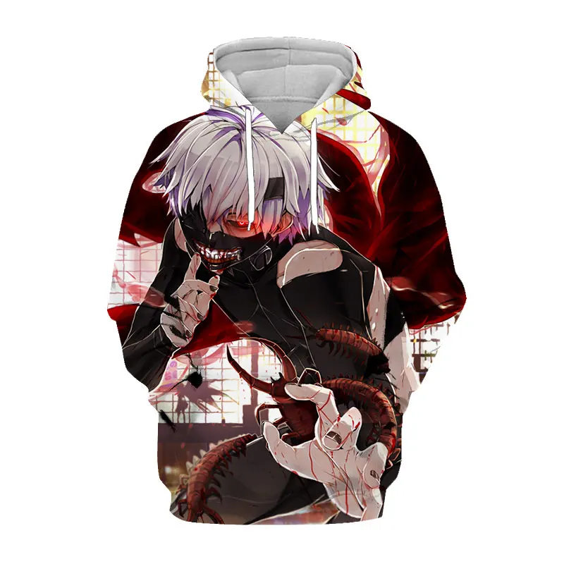 

SONSPEE 3D Print Anime Tokyo Ghoul Fashion Hoodies Autumn Men Women Sweatshirt Long Sleeve Hip Hop Street Top O Neck Pullover