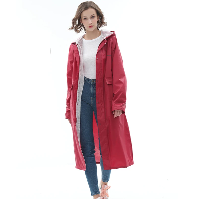 

Long Travel Raincoat Ladies Bike Men Outdoor Women Rain Jacket Camping Motorcycle Veste Cuir Femme Fashion Raining Coat EA60YY