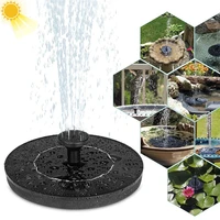 3 5w solar fountain pump solar water pump floating fountain with 4 nozzles for bird bath fish tank pond or garden decoration