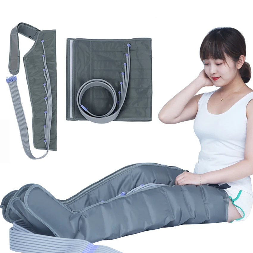 8 Airbag Pressotherapy Air Compression Leg Foot Massager Vibration Infrared Therapy Arm Waist Pneumatic Wave Pressure Machin | Красота и