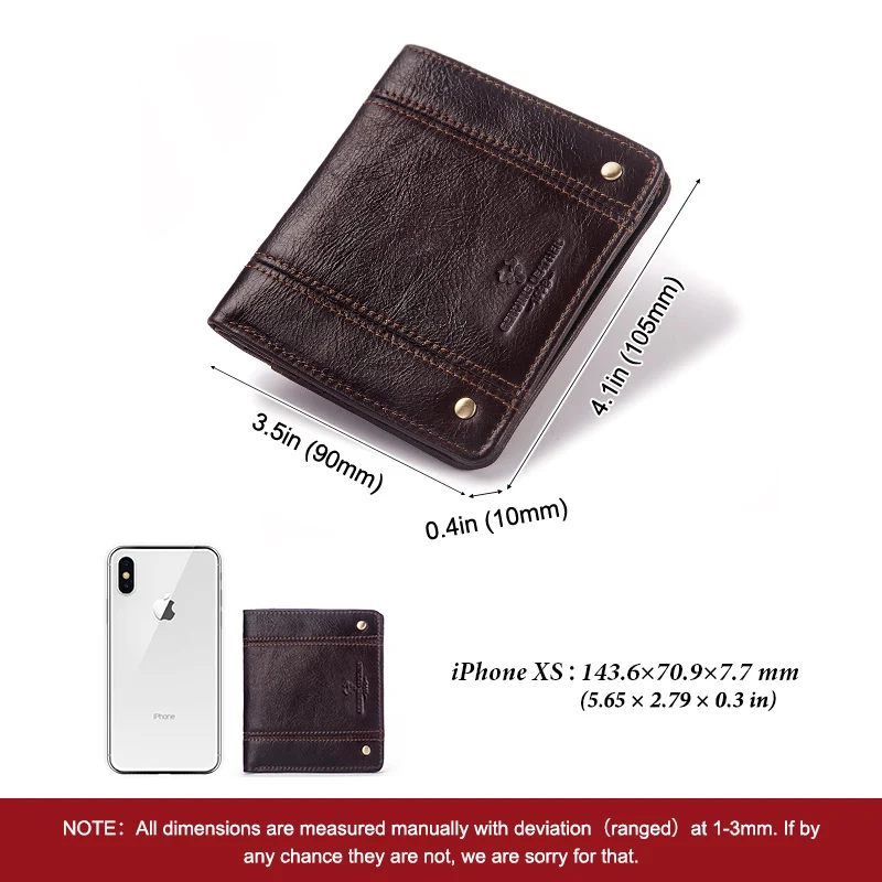 Ультратонкий кошелек из 100% натуральной кожи мужской мужское портмоне Cuzdan тонкий