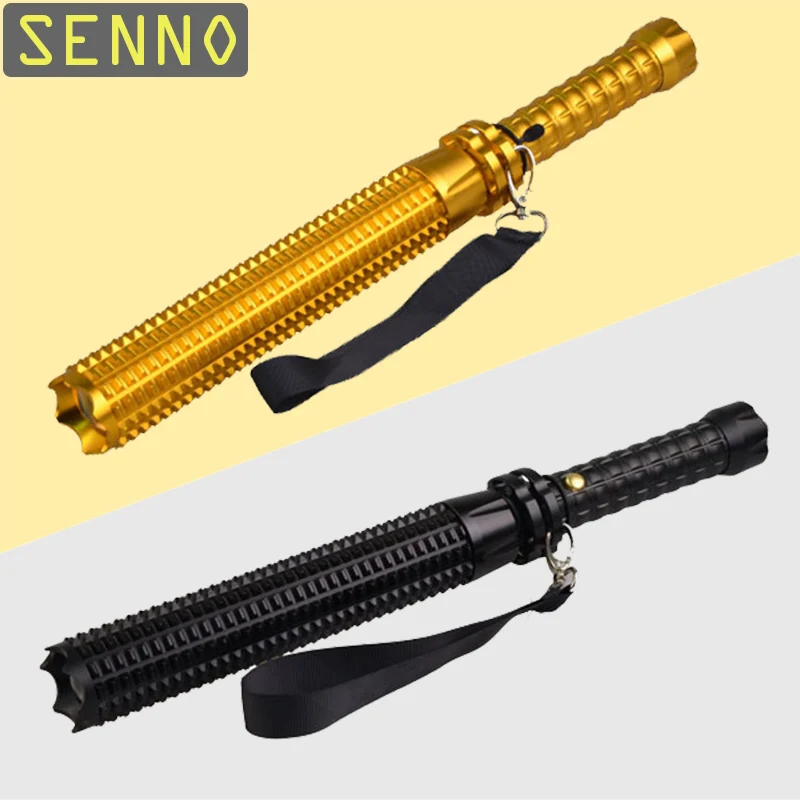 Самообороны фонарик палка Выдвижная бейсбольная летучая мышь Фонарик