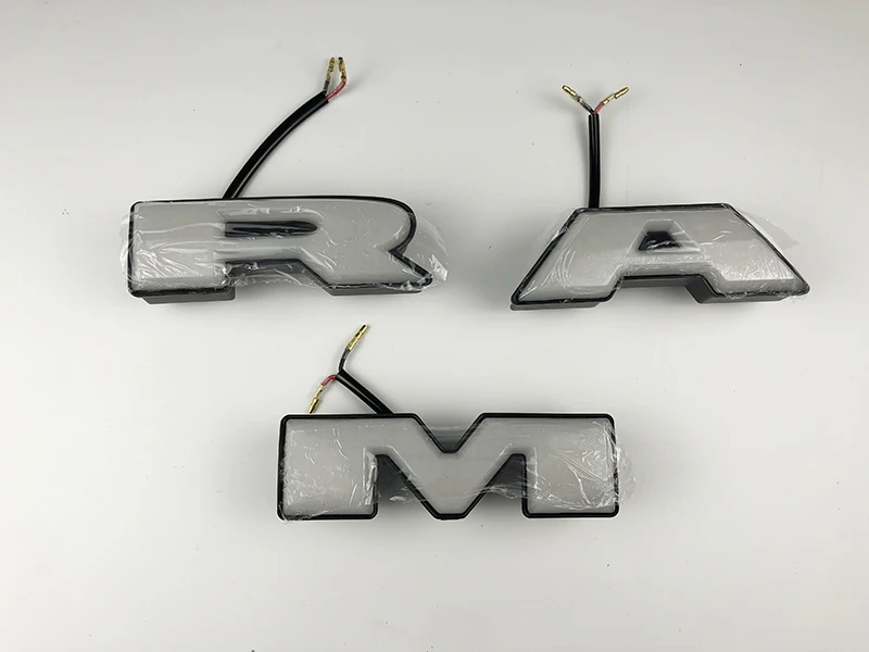 Dodge RAM Car Sticker RAM Led Emblem for Grille - Dodge RAM 1500 2500 3500 Car Styling Logo Stickers image 2