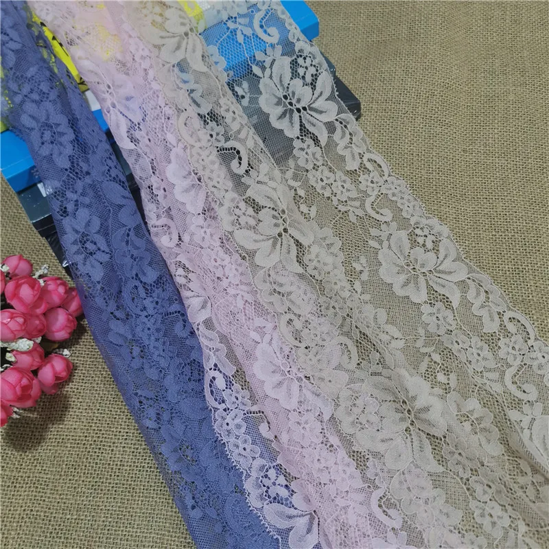 

Мягкая эластичная широкая трикотажная африканская кружевная ткань 14-15 см, женское нижнее белье, одежда, платье, головной платок, аксессуары ...