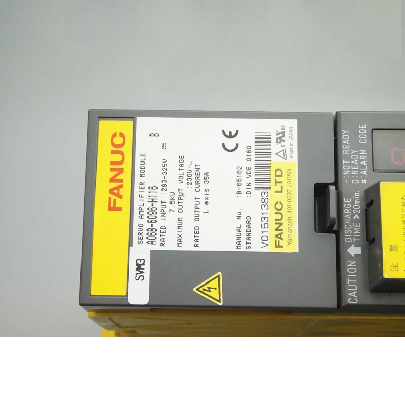 

FANUC used A06B-6096-H116 servo drive amplifier moduleAlpha iSV 10/10HV amp