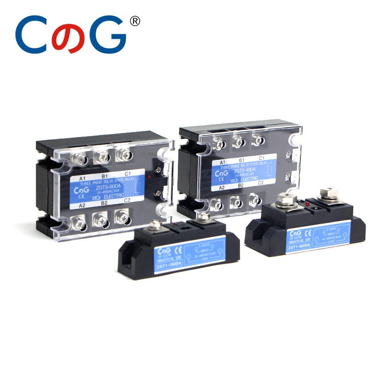 CG 3 фазы 120A 150A 200A DA трехфазный SSR DC контроль переменного тока твердотельные реле SSR 3-32 В постоянного тока до 24-480 В переменного тока
