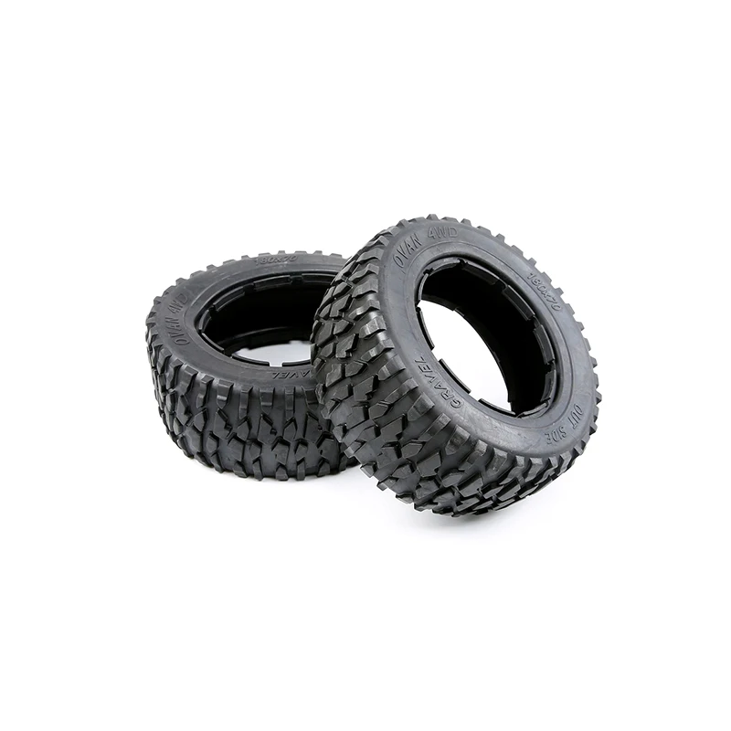 Набор шин для бездорожья и гравия 1/5 LOSI 5IVE-T ROFUN ROVAN LT KM X2 детали радиоуправляемых