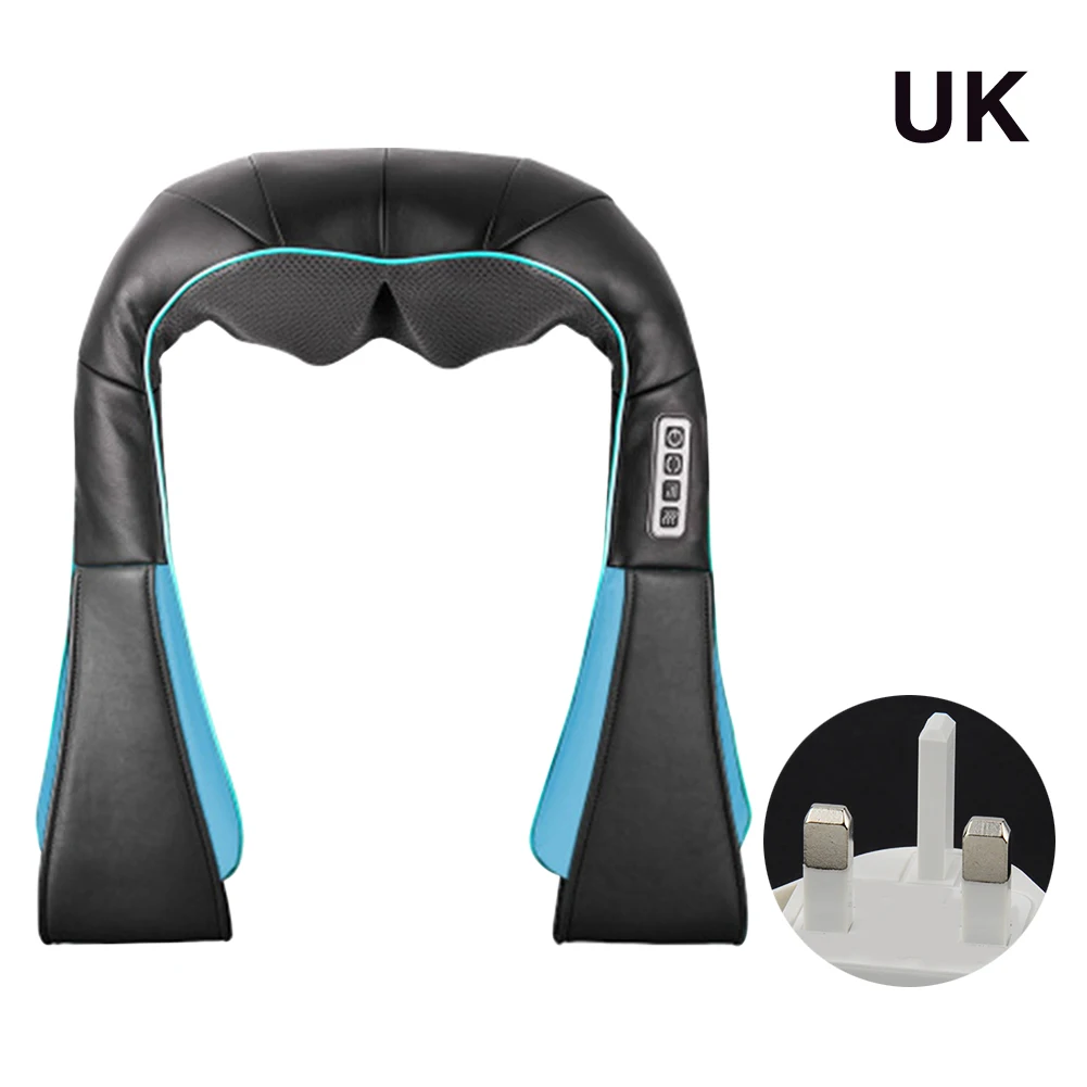 

Массажер для шеи с глубокой тканью, портативный мультяшный массажер 4D для снятия симптомов боли в плечах и спине, для дома и офиса