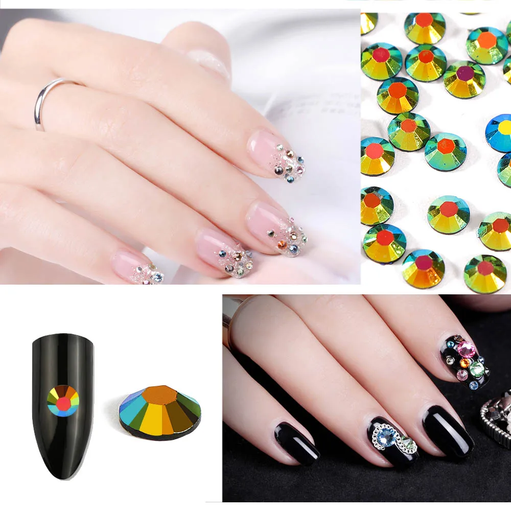 

1000PC 3mm Shiny Crystal Rhinestone Flat Back AB Resin Jelly Rhinestone DIY Nail Decoration Costume Decor Gem Jewelry Decoration