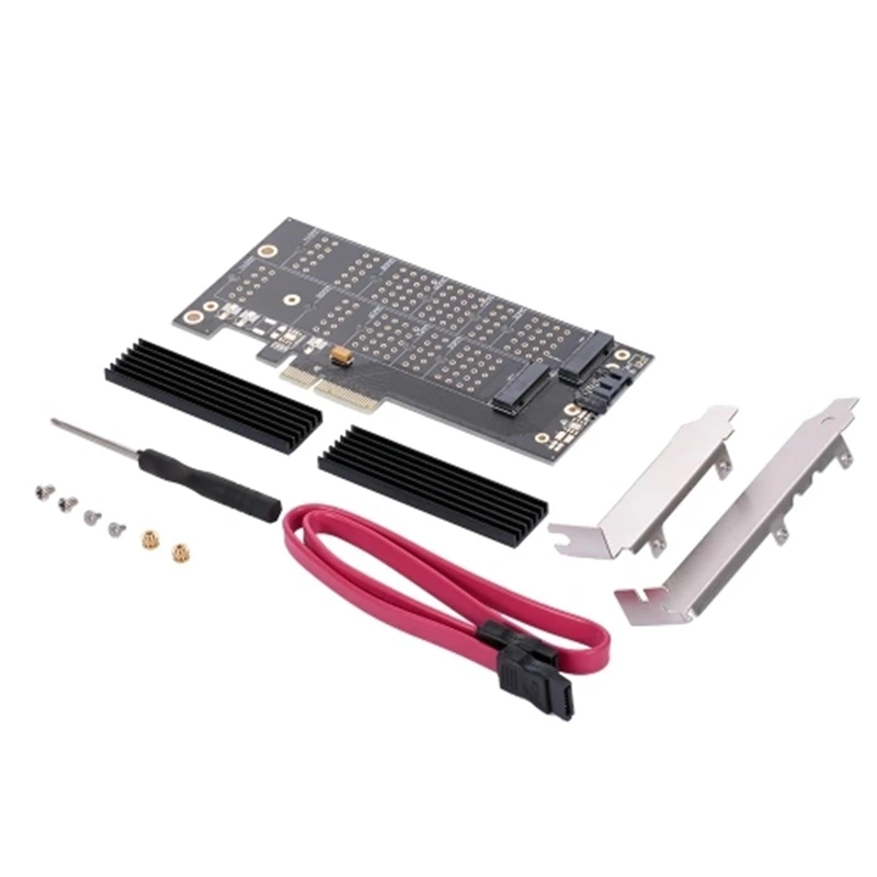 Переходная карта NVMe PCI E X4 порт в M.2(PCI E) SSD конвертер SATA на M.2(SATA) адаптер|Платы