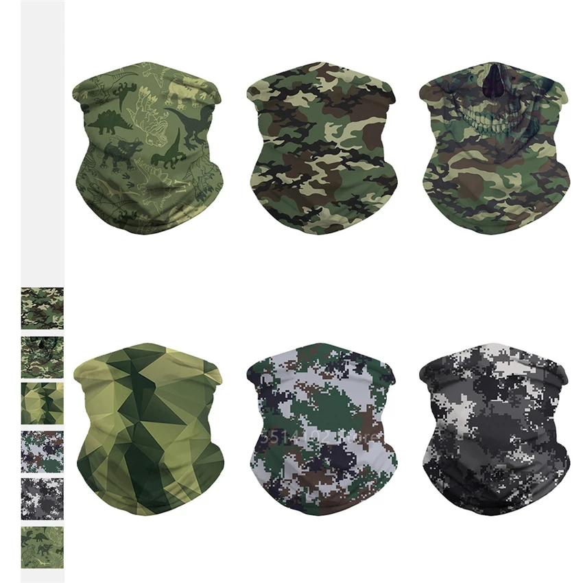 

Camouflage Soldier Mask Outdoors Tactical Military Men Special Force Multipurpose Uniform Scarf Women Windproof Hiking Wristband